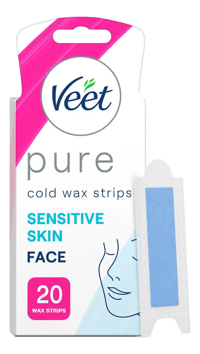 Veet Essential Inspirations Wax Strips Til Ansigt - 20 stk.
