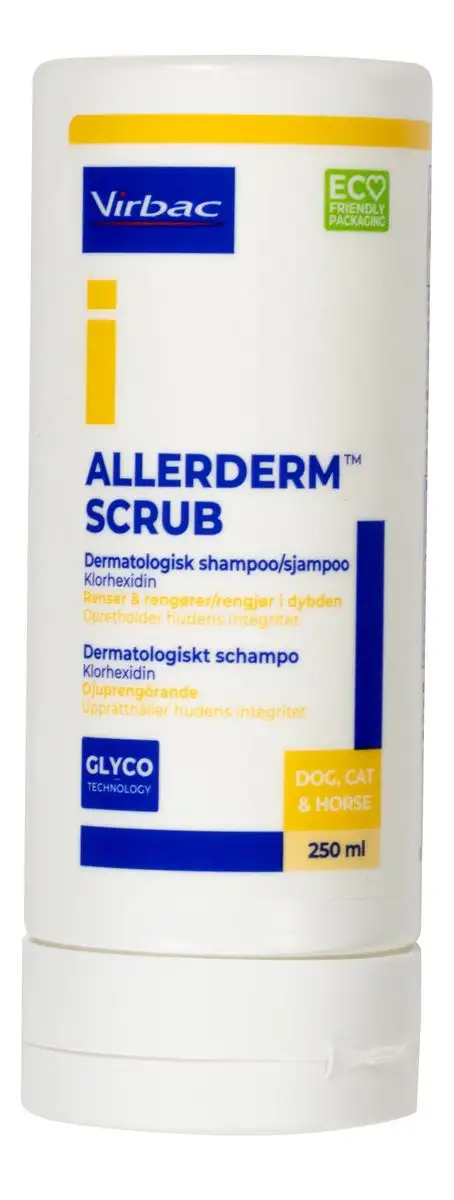 Virbac Allerderm Scrub, uren hud - 250 ml