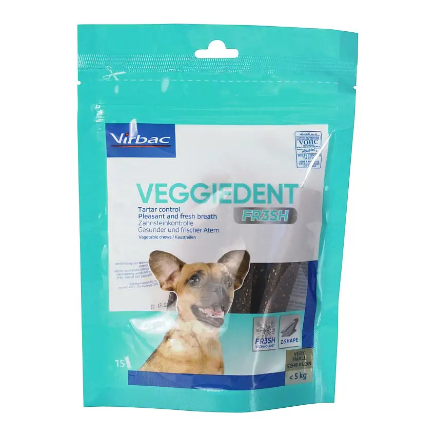 Virbac VeggiDent FR3SH tyggepinde, XS - 15 stk