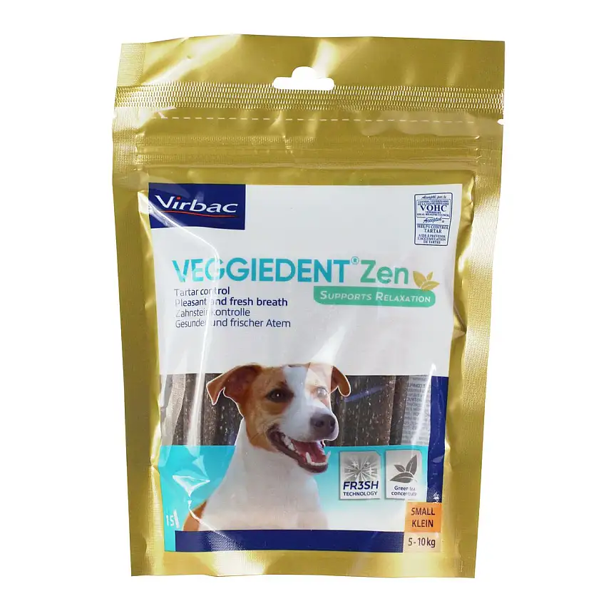 Virbac Veggiedent Zen tyggepinde, S - 15 stk