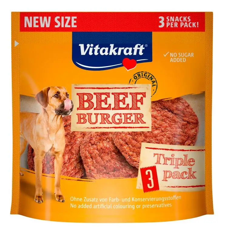 Vitakraft Beef Burger - 3 stk