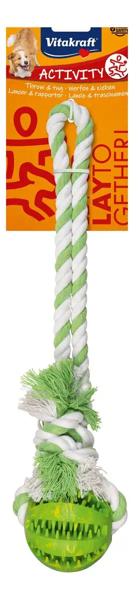 Vitakraft Denta Fun bold på reb, 24cm