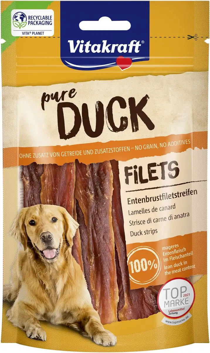 Vitakraft DUCK andebrystfilet til hund - 80 g.