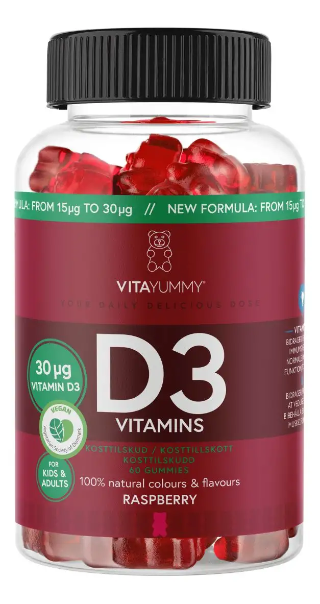 VitaYummy D3 30 µg - 60 stk.