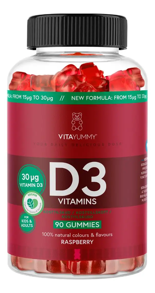 VitaYummy D3 30 µg - 90 stk.