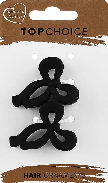 Hårspænder, 24436+1, 2 stk., sorte 85304678